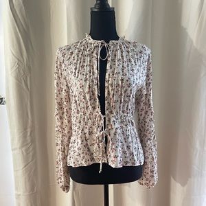 Revolve Floral tie top